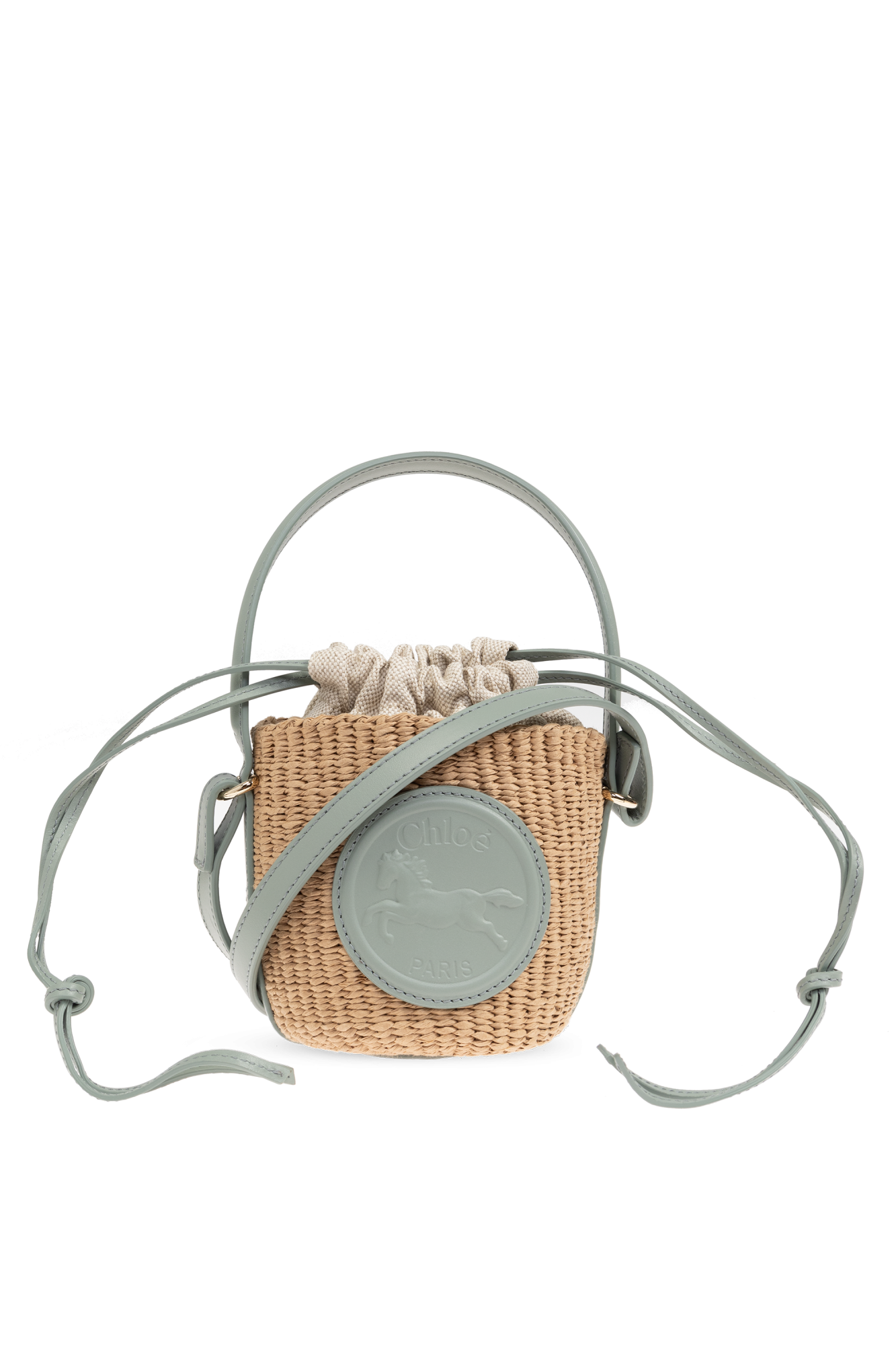 ［大人気！］CHLOE MINI HORSE SATCHEL CH25US593O8227S Chloé Shoulder bag `Horse Medal Mini` bucket type | Women's